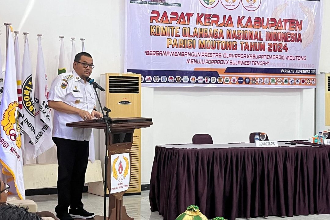 Rapat Kerja Kabupaten Komite Olahraga Nasional (KONI) Kabupaten Parigi Moutong