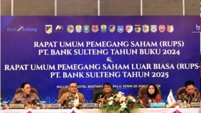 Majukan Ekonomi Daerah, Pemda Parimo Beri Dukungan pada Bank Sulteng